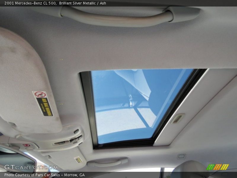 Brilliant Silver Metallic / Ash 2001 Mercedes-Benz CL 500