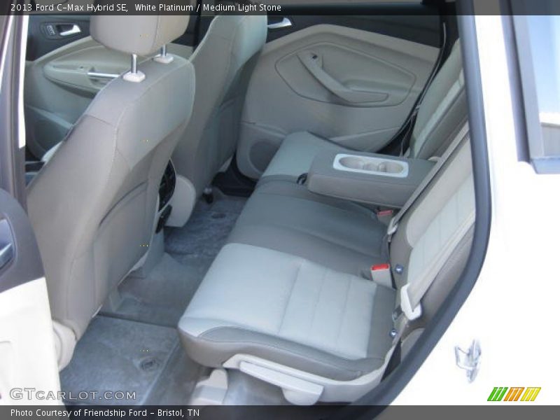 White Platinum / Medium Light Stone 2013 Ford C-Max Hybrid SE