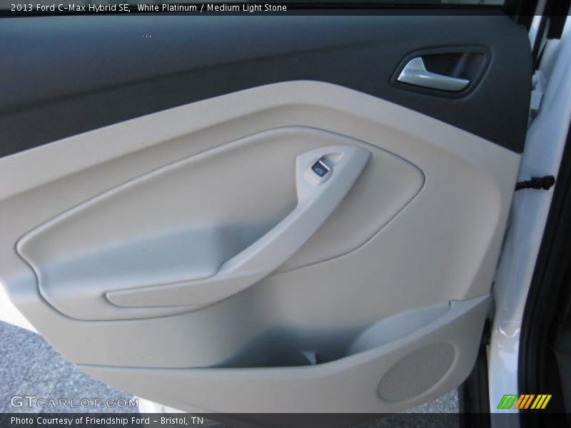 White Platinum / Medium Light Stone 2013 Ford C-Max Hybrid SE