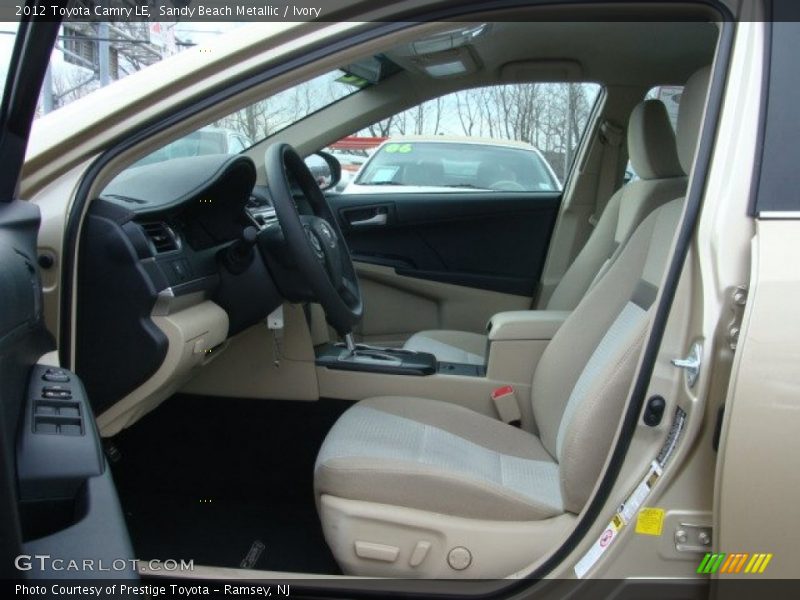 Sandy Beach Metallic / Ivory 2012 Toyota Camry LE