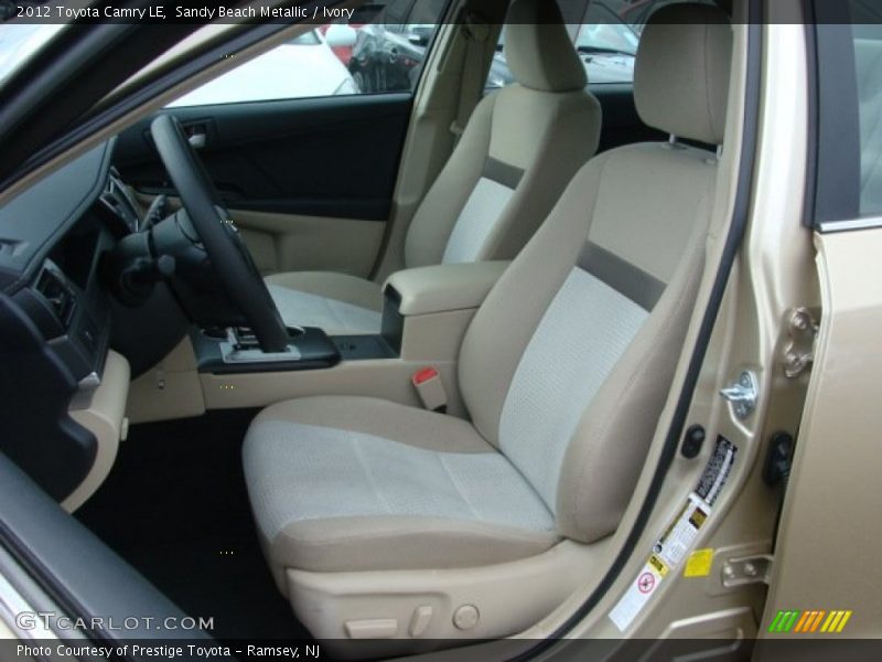 Sandy Beach Metallic / Ivory 2012 Toyota Camry LE