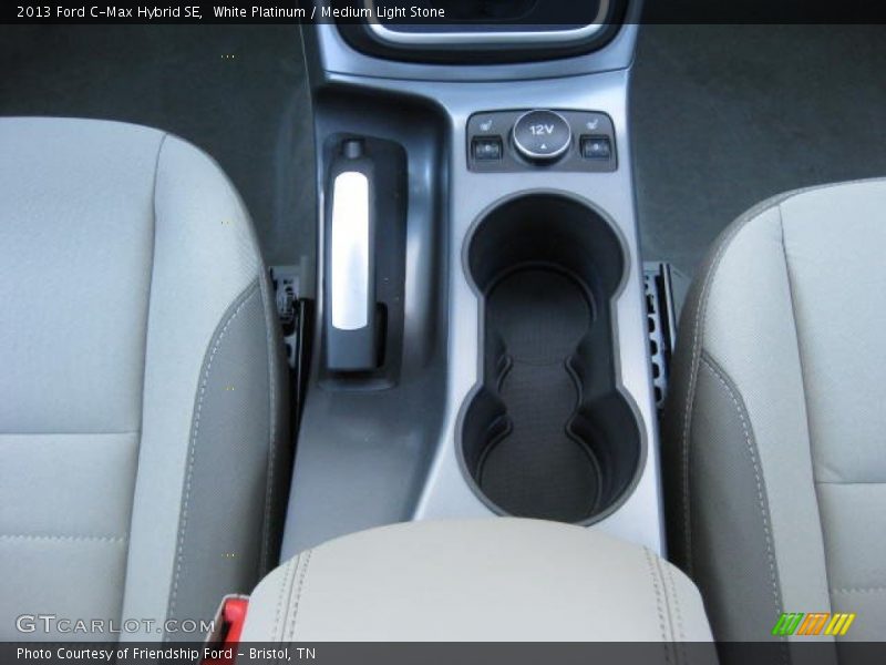 White Platinum / Medium Light Stone 2013 Ford C-Max Hybrid SE