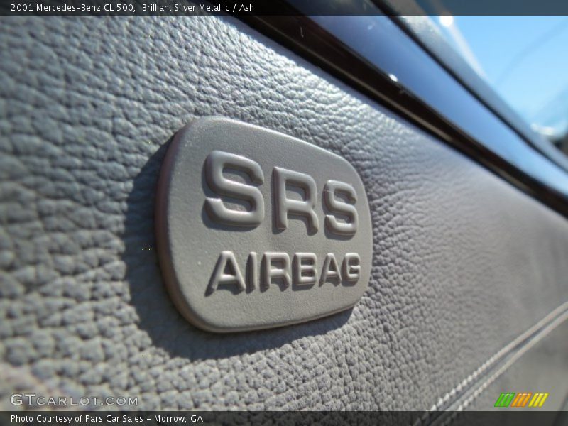 Brilliant Silver Metallic / Ash 2001 Mercedes-Benz CL 500