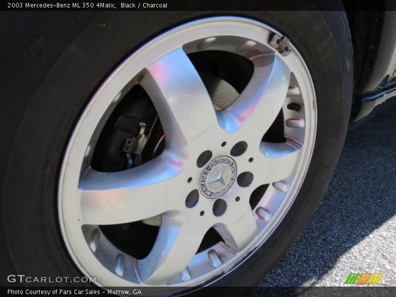 Black / Charcoal 2003 Mercedes-Benz ML 350 4Matic