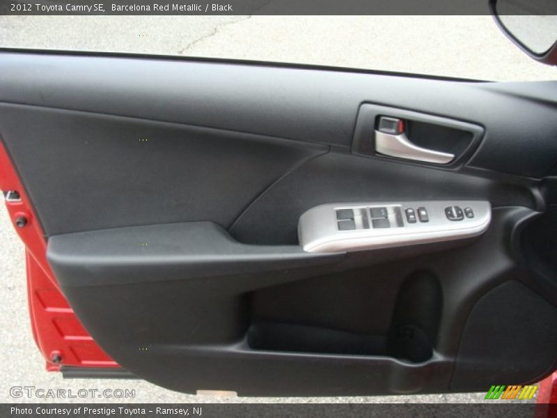 Barcelona Red Metallic / Black 2012 Toyota Camry SE