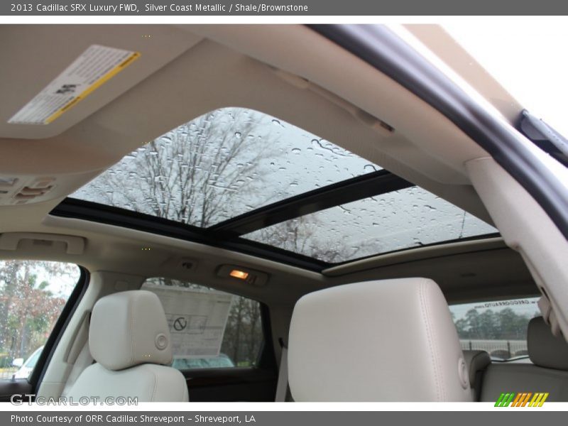 Silver Coast Metallic / Shale/Brownstone 2013 Cadillac SRX Luxury FWD