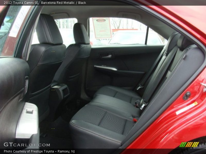 Barcelona Red Metallic / Black 2012 Toyota Camry SE