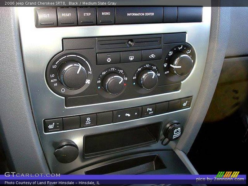 Black / Medium Slate Gray 2006 Jeep Grand Cherokee SRT8