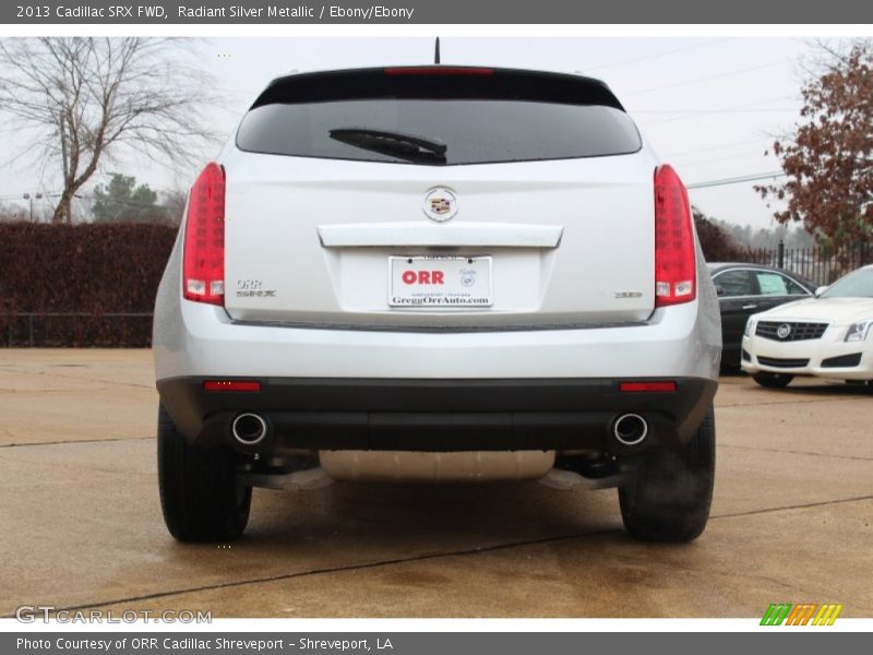 Radiant Silver Metallic / Ebony/Ebony 2013 Cadillac SRX FWD