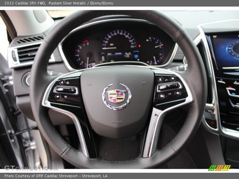 Radiant Silver Metallic / Ebony/Ebony 2013 Cadillac SRX FWD