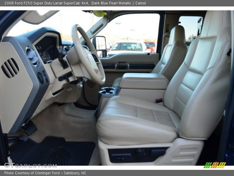  2008 F250 Super Duty Lariat SuperCab 4x4 Camel Interior