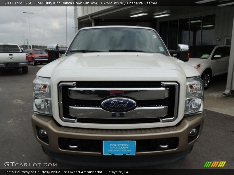 Oxford White / Chaparral Leather 2011 Ford F250 Super Duty King Ranch Crew Cab 4x4