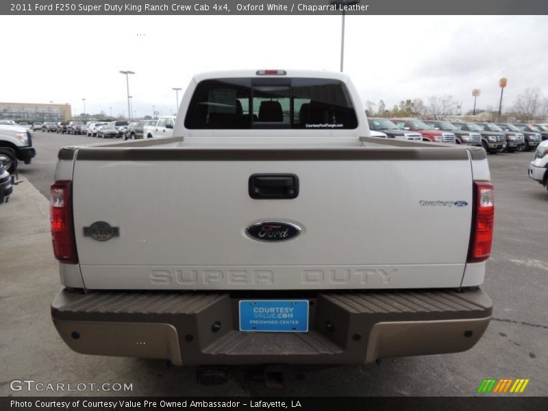 Oxford White / Chaparral Leather 2011 Ford F250 Super Duty King Ranch Crew Cab 4x4