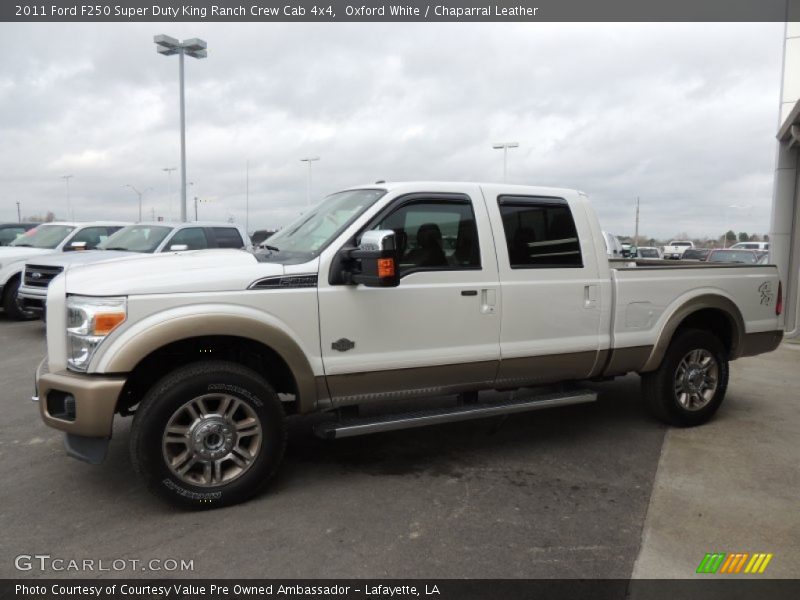 Oxford White / Chaparral Leather 2011 Ford F250 Super Duty King Ranch Crew Cab 4x4