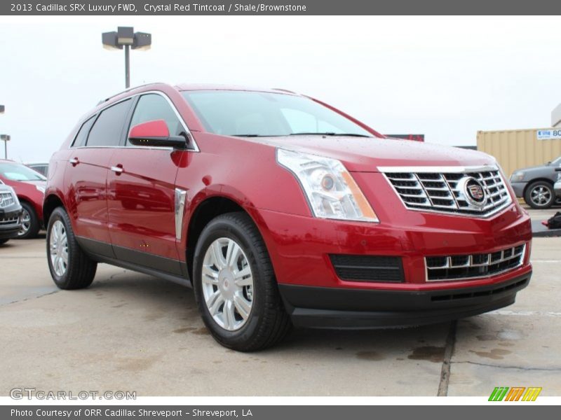 Crystal Red Tintcoat / Shale/Brownstone 2013 Cadillac SRX Luxury FWD