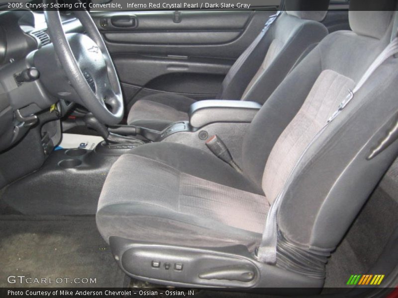  2005 Sebring GTC Convertible Dark Slate Gray Interior