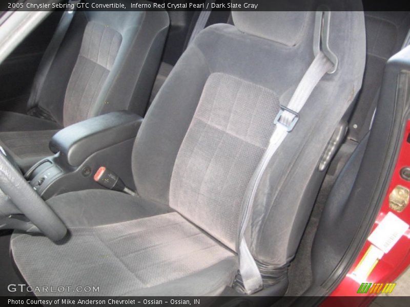 Inferno Red Crystal Pearl / Dark Slate Gray 2005 Chrysler Sebring GTC Convertible