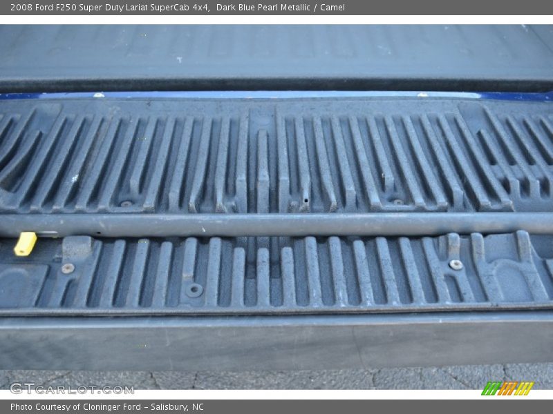 Dark Blue Pearl Metallic / Camel 2008 Ford F250 Super Duty Lariat SuperCab 4x4