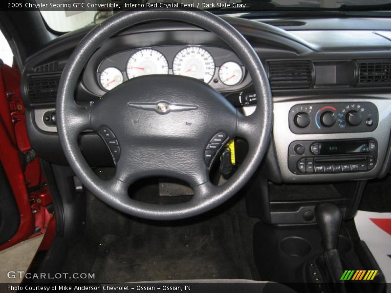 Dashboard of 2005 Sebring GTC Convertible