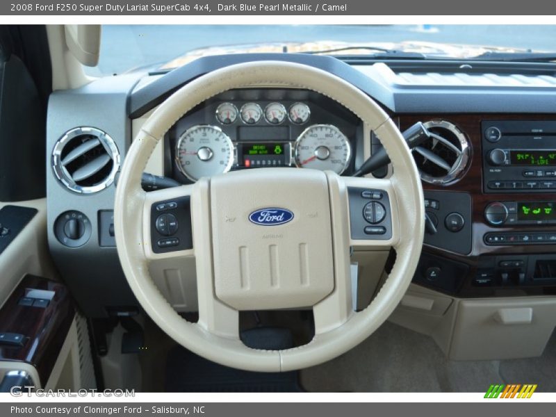  2008 F250 Super Duty Lariat SuperCab 4x4 Steering Wheel