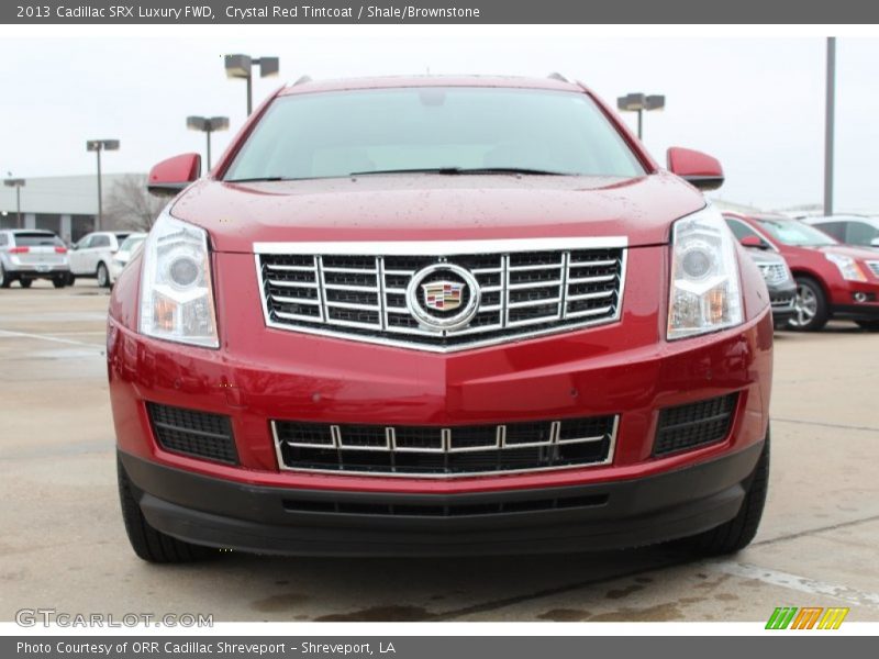 Crystal Red Tintcoat / Shale/Brownstone 2013 Cadillac SRX Luxury FWD