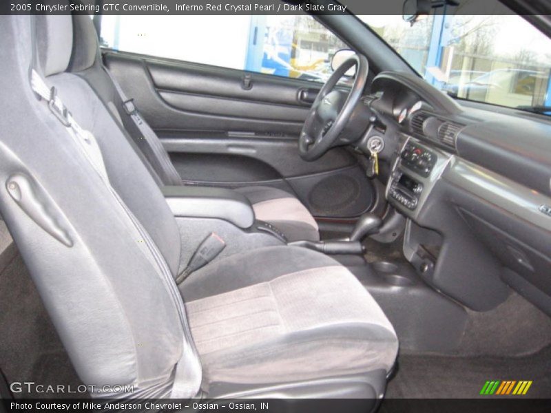 Inferno Red Crystal Pearl / Dark Slate Gray 2005 Chrysler Sebring GTC Convertible