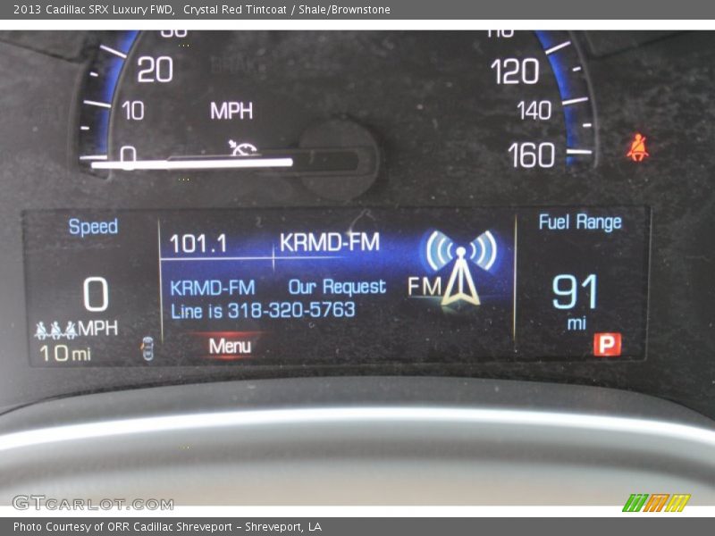 Crystal Red Tintcoat / Shale/Brownstone 2013 Cadillac SRX Luxury FWD