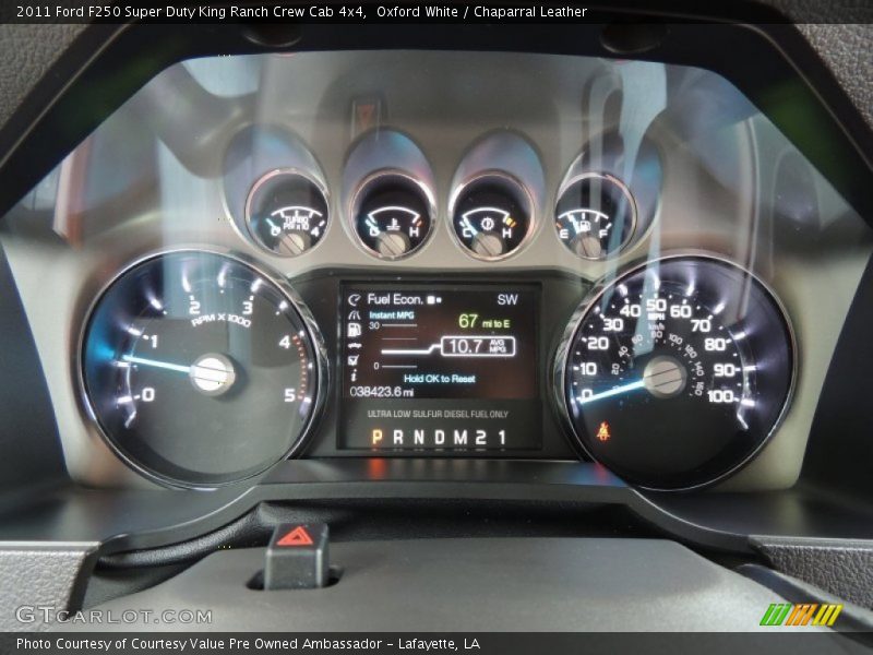 Oxford White / Chaparral Leather 2011 Ford F250 Super Duty King Ranch Crew Cab 4x4