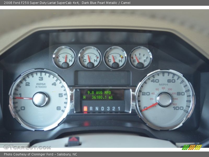  2008 F250 Super Duty Lariat SuperCab 4x4 Lariat SuperCab 4x4 Gauges