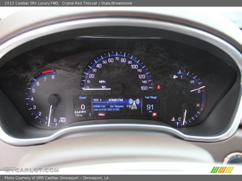 Crystal Red Tintcoat / Shale/Brownstone 2013 Cadillac SRX Luxury FWD