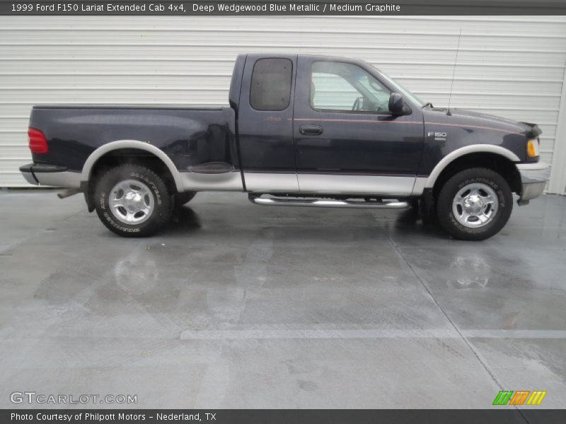  1999 F150 Lariat Extended Cab 4x4 Deep Wedgewood Blue Metallic