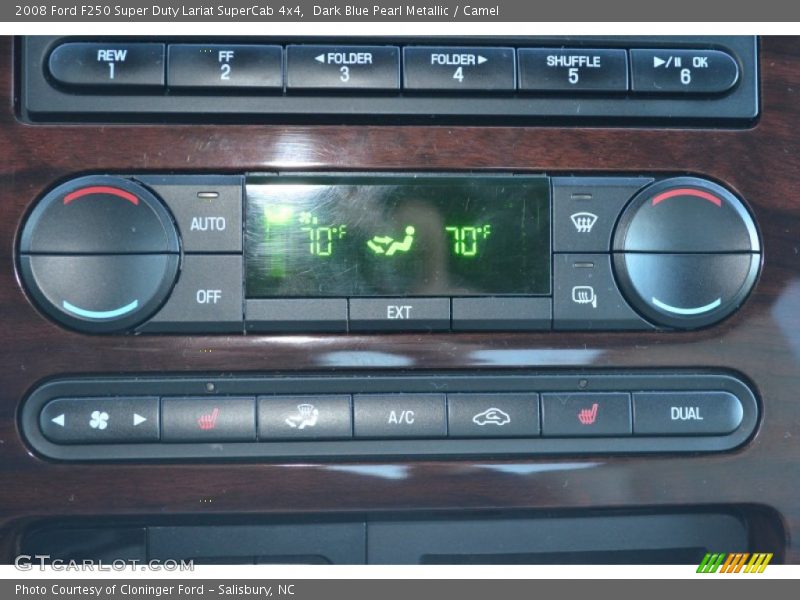 Controls of 2008 F250 Super Duty Lariat SuperCab 4x4