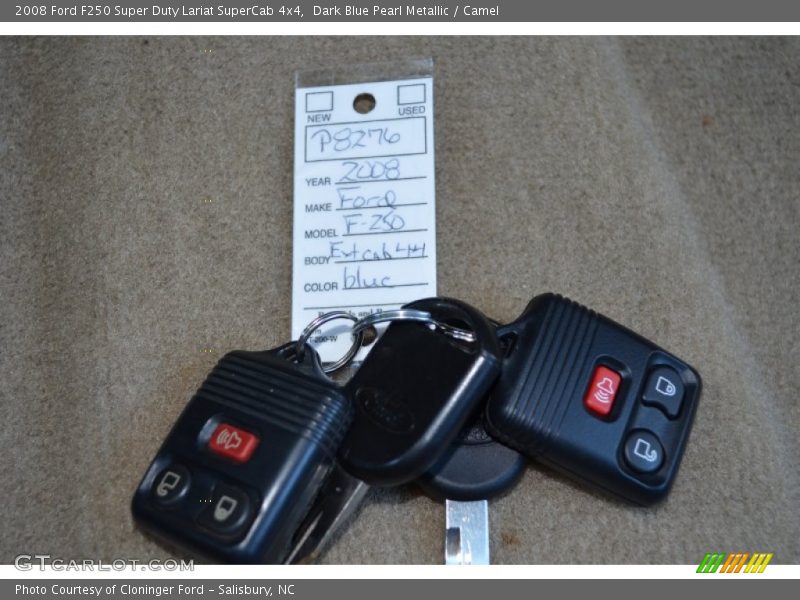 Keys of 2008 F250 Super Duty Lariat SuperCab 4x4