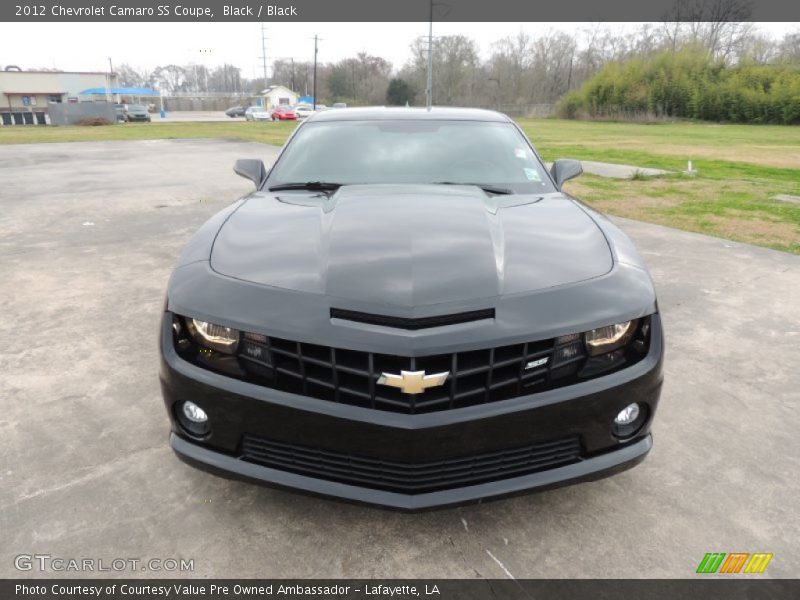Black / Black 2012 Chevrolet Camaro SS Coupe