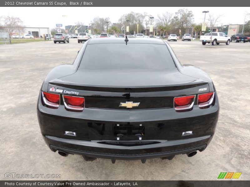 Black / Black 2012 Chevrolet Camaro SS Coupe