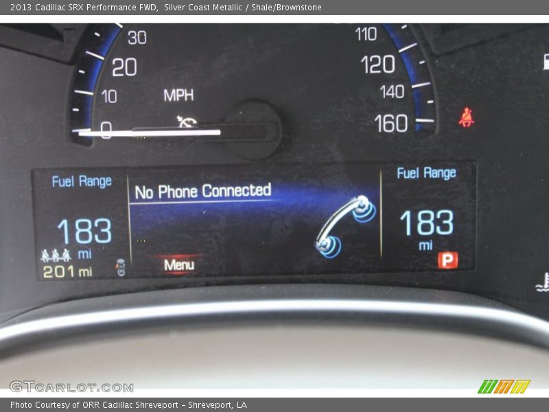 Silver Coast Metallic / Shale/Brownstone 2013 Cadillac SRX Performance FWD