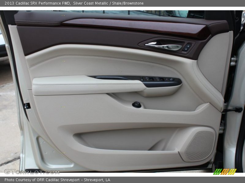 Silver Coast Metallic / Shale/Brownstone 2013 Cadillac SRX Performance FWD