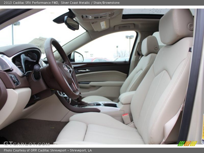 Silver Coast Metallic / Shale/Brownstone 2013 Cadillac SRX Performance FWD