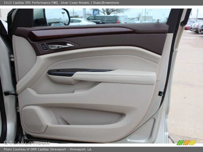 Silver Coast Metallic / Shale/Brownstone 2013 Cadillac SRX Performance FWD
