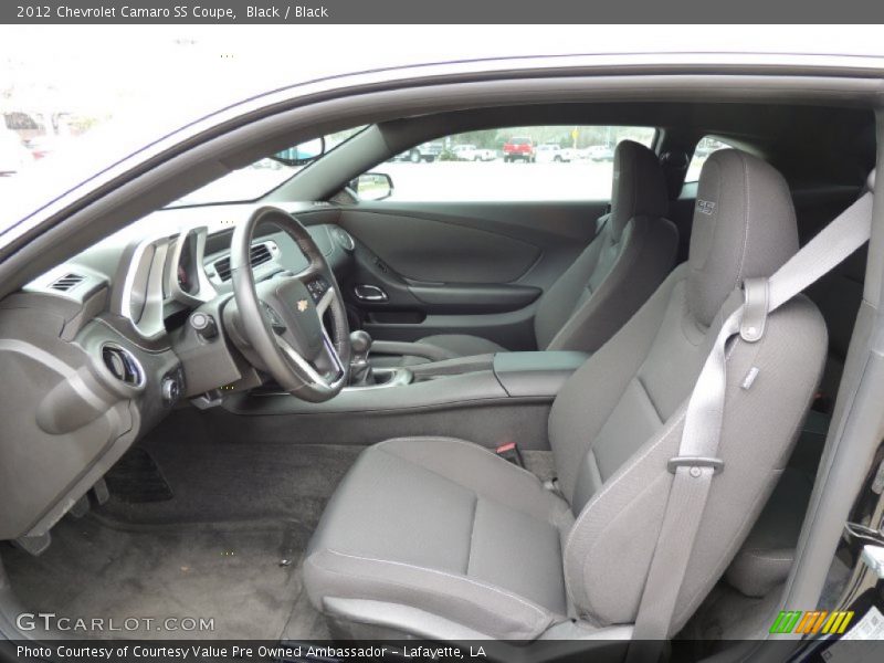  2012 Camaro SS Coupe Black Interior