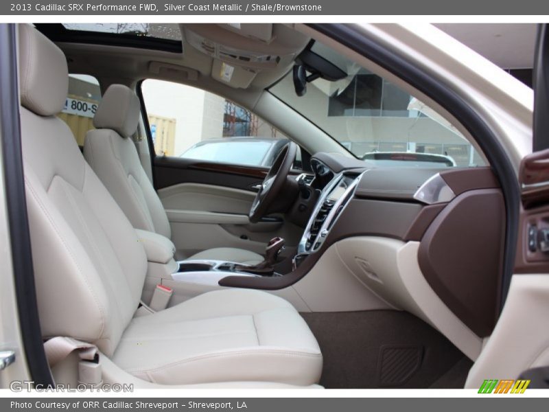 Silver Coast Metallic / Shale/Brownstone 2013 Cadillac SRX Performance FWD