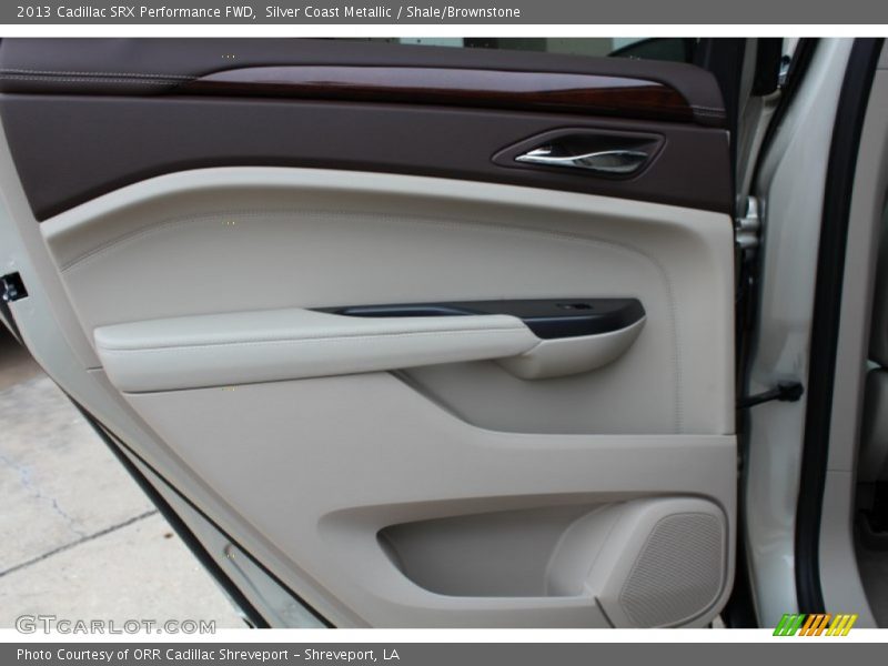 Silver Coast Metallic / Shale/Brownstone 2013 Cadillac SRX Performance FWD
