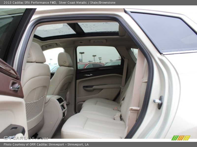 Silver Coast Metallic / Shale/Brownstone 2013 Cadillac SRX Performance FWD