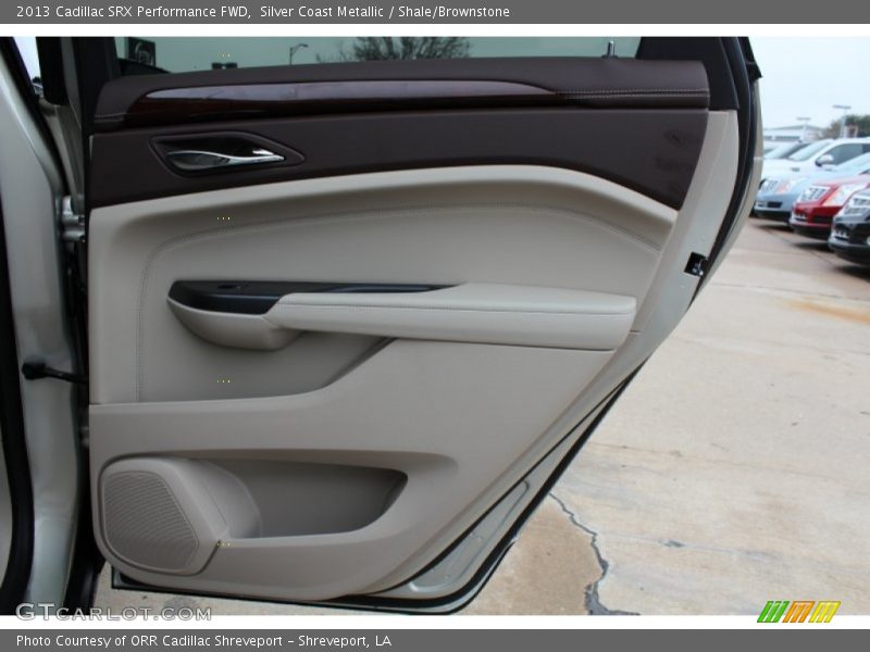 Silver Coast Metallic / Shale/Brownstone 2013 Cadillac SRX Performance FWD