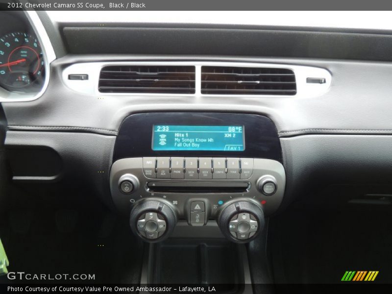 Controls of 2012 Camaro SS Coupe
