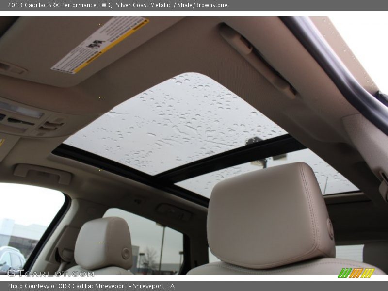 Silver Coast Metallic / Shale/Brownstone 2013 Cadillac SRX Performance FWD