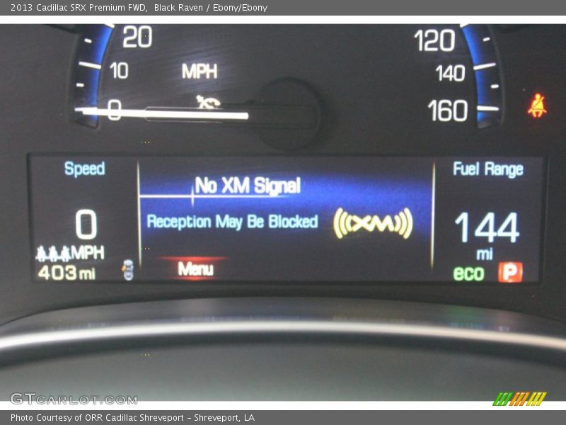 Black Raven / Ebony/Ebony 2013 Cadillac SRX Premium FWD