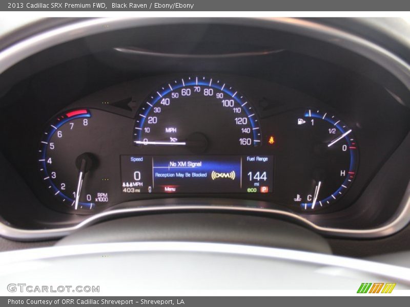  2013 SRX Premium FWD Premium FWD Gauges