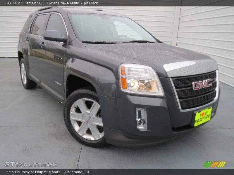Cyber Gray Metallic / Jet Black 2010 GMC Terrain SLT