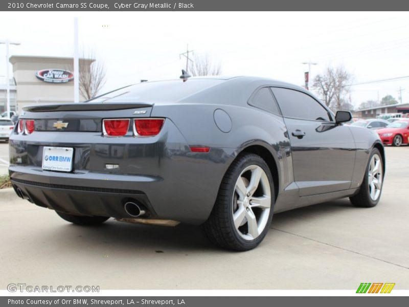 Cyber Gray Metallic / Black 2010 Chevrolet Camaro SS Coupe